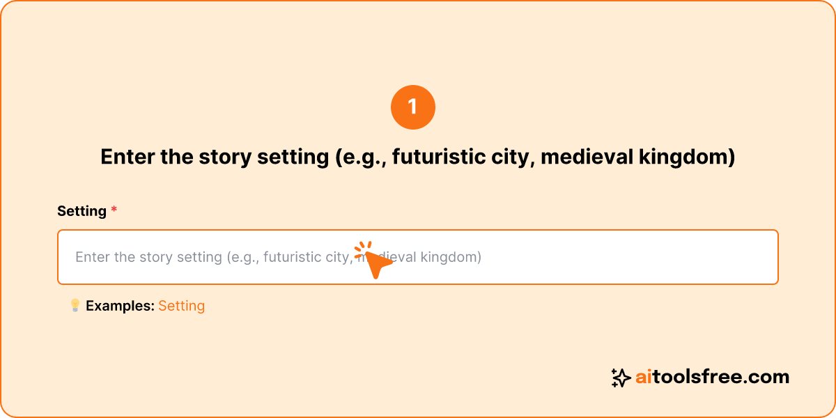 Anime Story Generator - Usage Guide - Step 1